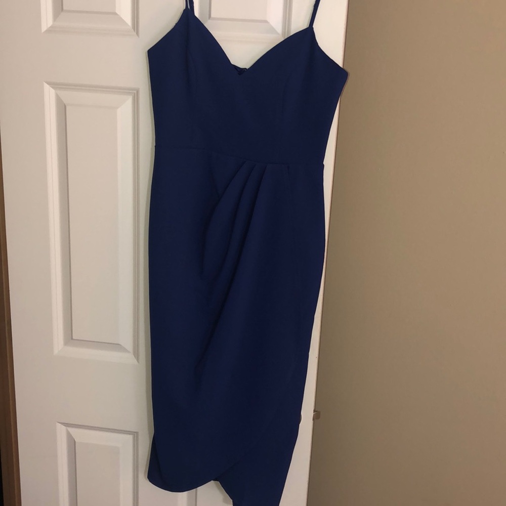 NWT Shilla Sublime Midi Dress Blue M - Picture 8 of 8